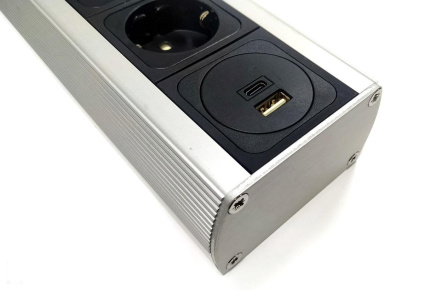 SUPRA MAINS BLOCK MD06-EU s USB A/C Switch