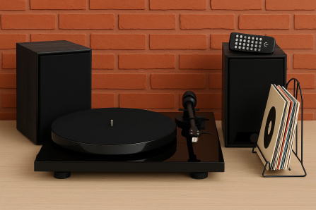 Gramosestava Pro-Ject E1 PHONO + aktivní reproduktory AQ M 25 Bluetooth